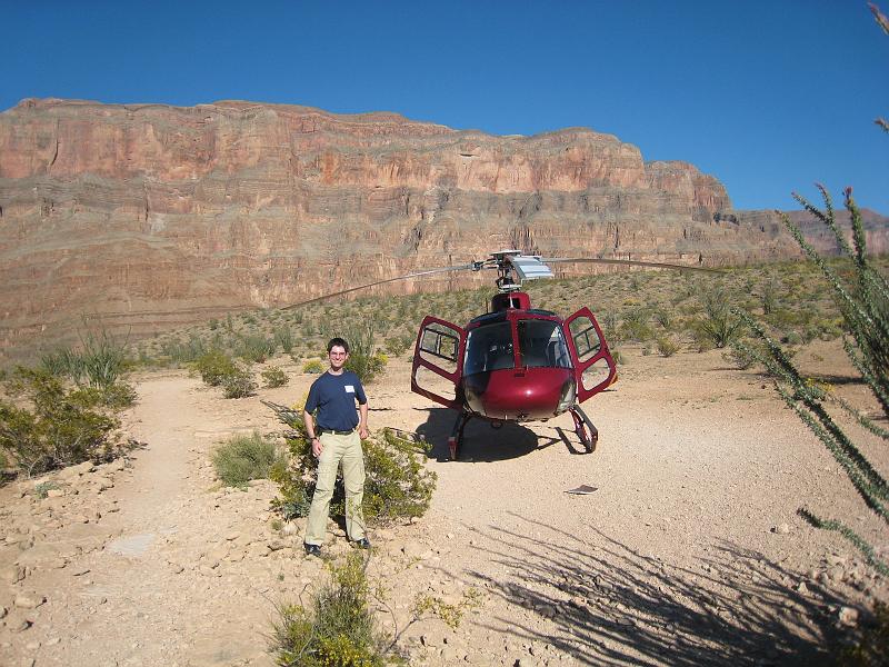 The Grand Canyon helicopter