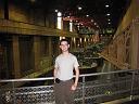 Inside the Hoover Dam power generator room